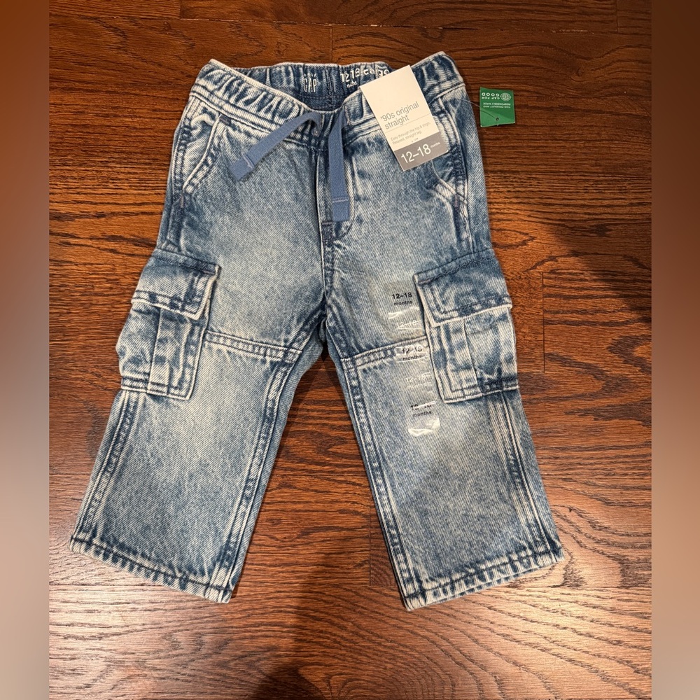 GAP Kids Blue Cargo Jeans